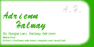 adrienn halmay business card